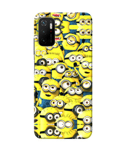 Minions mini crowd Poco M3 Pro 5G Back Cover