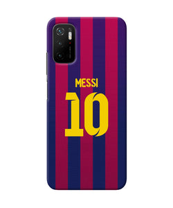 Messi 10 tshirt Poco M3 Pro 5G Back Cover