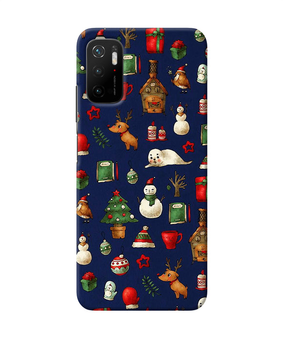 Canvas christmas print Poco M3 Pro 5G Back Cover