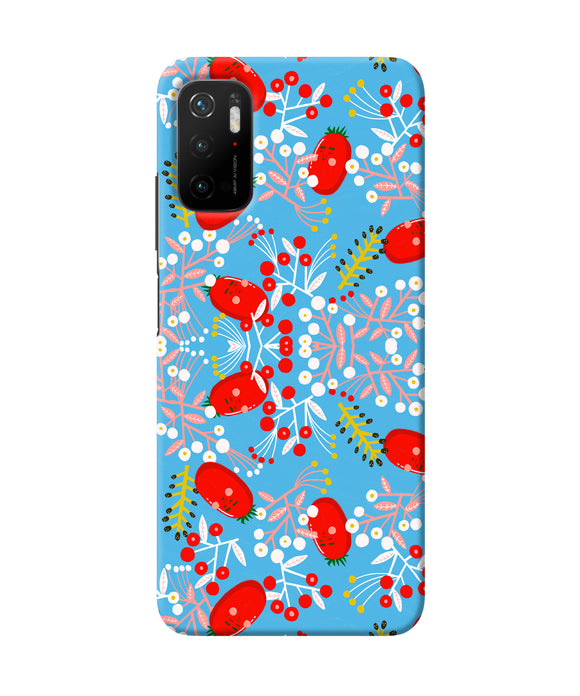 Small red animation pattern Poco M3 Pro 5G Back Cover
