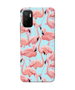 Abstract sheer bird print Poco M3 Pro 5G Back Cover