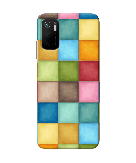 Abstract colorful squares Poco M3 Pro 5G Back Cover