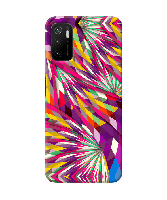 Abstract colorful print Poco M3 Pro 5G Back Cover