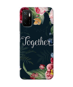 Together flower Poco M3 Pro 5G Back Cover