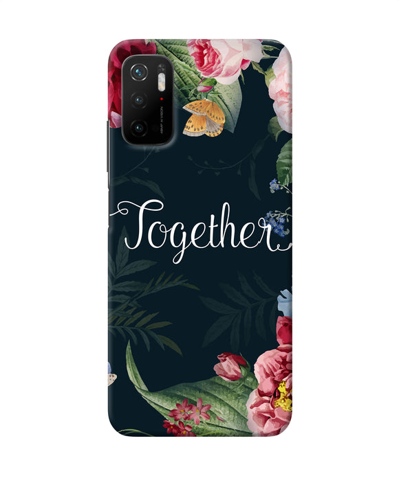 Together flower Poco M3 Pro 5G Back Cover