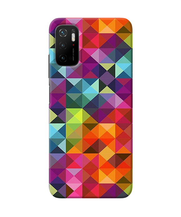 Abstract triangle pattern Poco M3 Pro 5G Back Cover