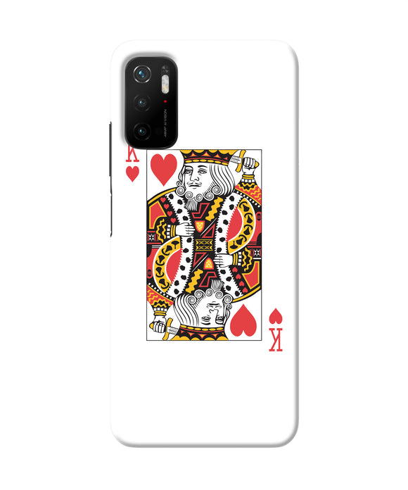 Heart king card Poco M3 Pro 5G Back Cover