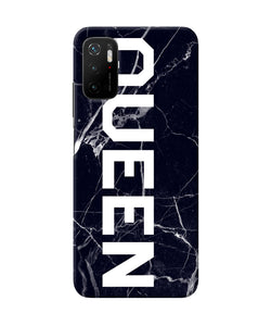 Queen marble text Poco M3 Pro 5G Back Cover