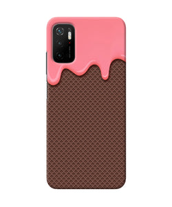 Waffle cream biscuit Poco M3 Pro 5G Back Cover