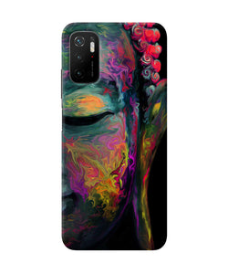 Buddha face painting Poco M3 Pro 5G Back Cover