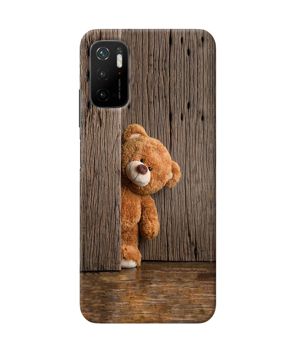 Teddy wooden Poco M3 Pro 5G Back Cover