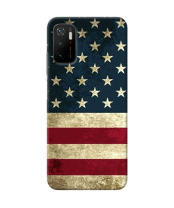 Vintage US flag Poco M3 Pro 5G Back Cover