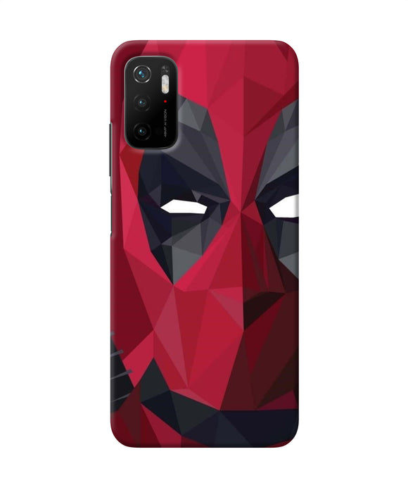 Abstract deadpool half mask Poco M3 Pro 5G Back Cover