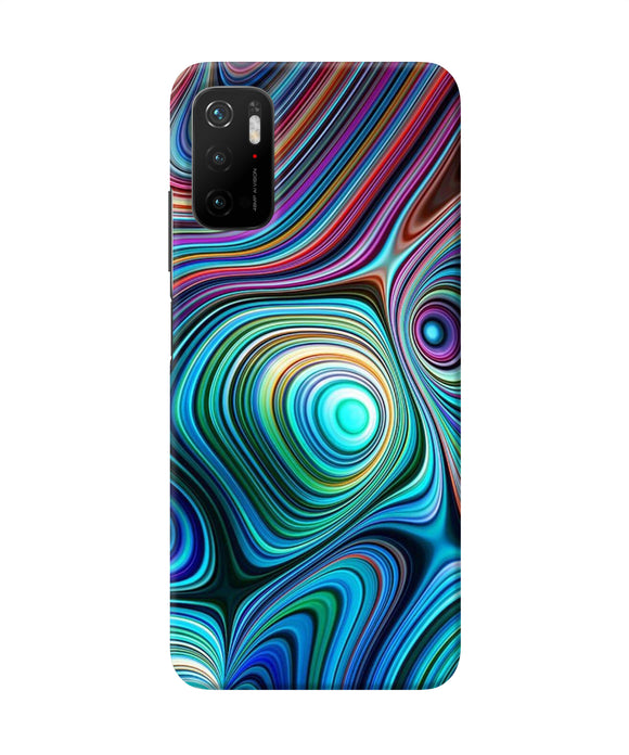 Abstract coloful waves Poco M3 Pro 5G Back Cover