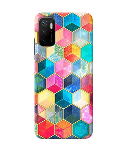 Abstract color box Poco M3 Pro 5G Back Cover