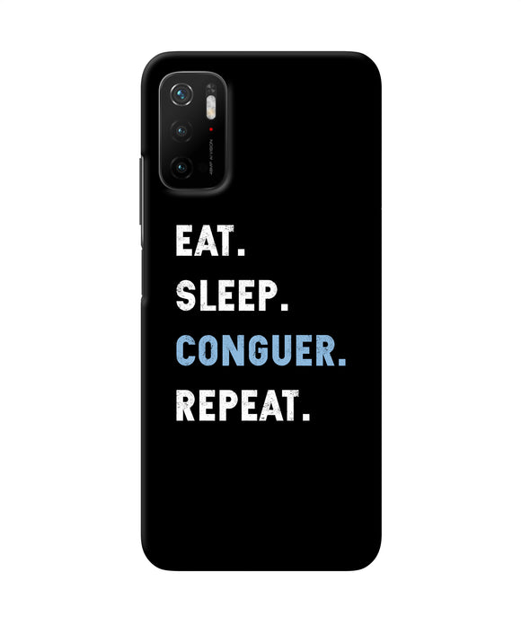 Eat sleep quote Poco M3 Pro 5G Back Cover