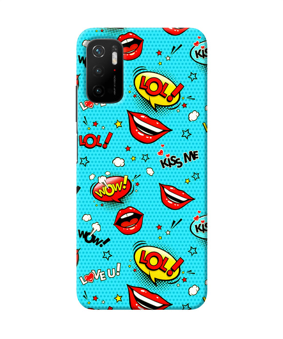 Lol lips print Poco M3 Pro 5G Back Cover