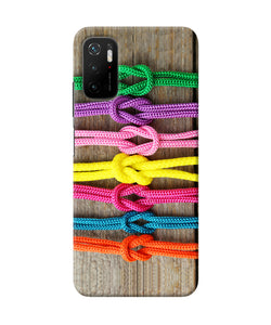 Colorful shoelace Poco M3 Pro 5G Back Cover