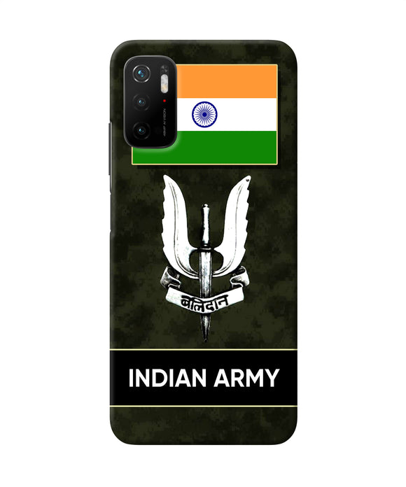 Indian flag balidan logo Poco M3 Pro 5G Back Cover