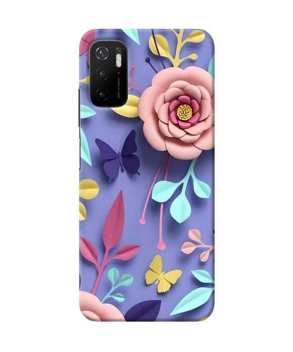 Flower canvas Poco M3 Pro 5G Back Cover