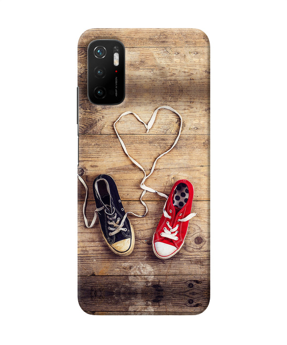 Shoelace heart Poco M3 Pro 5G Back Cover