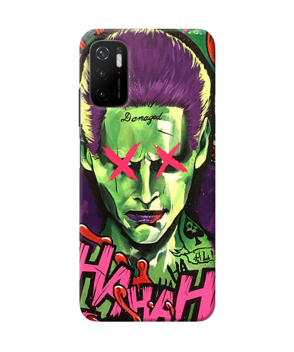 Damaged joker anim Poco M3 Pro 5G Back Cover