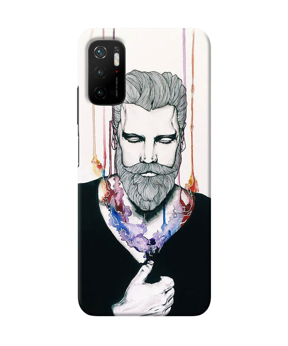 Beard man character Poco M3 Pro 5G Back Cover