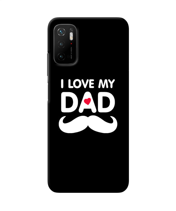 I love my dad mustache Poco M3 Pro 5G Back Cover