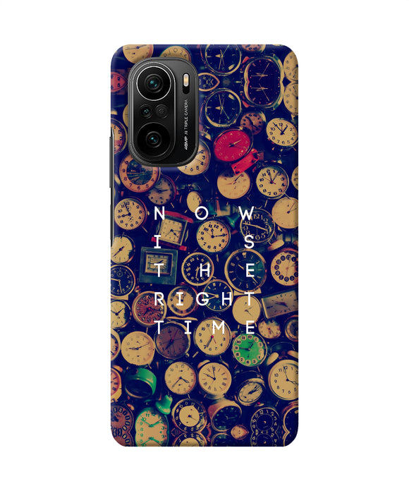 Now is the Right Time Quote Mi 11X/11X Pro Back Cover