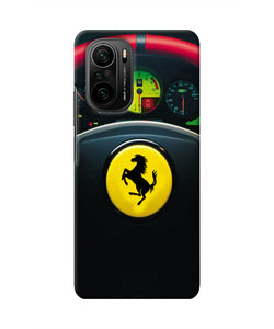 Ferrari Steeriing Wheel Mi 11X/11X Pro Real 4D Back Cover