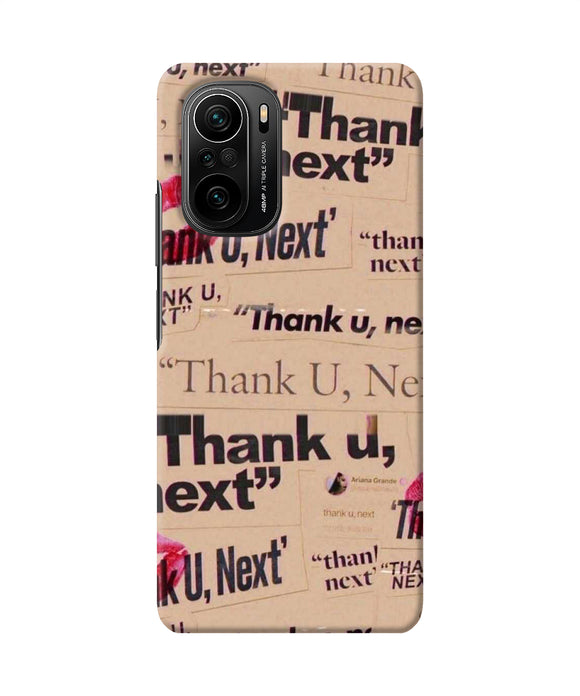 Thank you next Mi 11X/11X Pro Back Cover