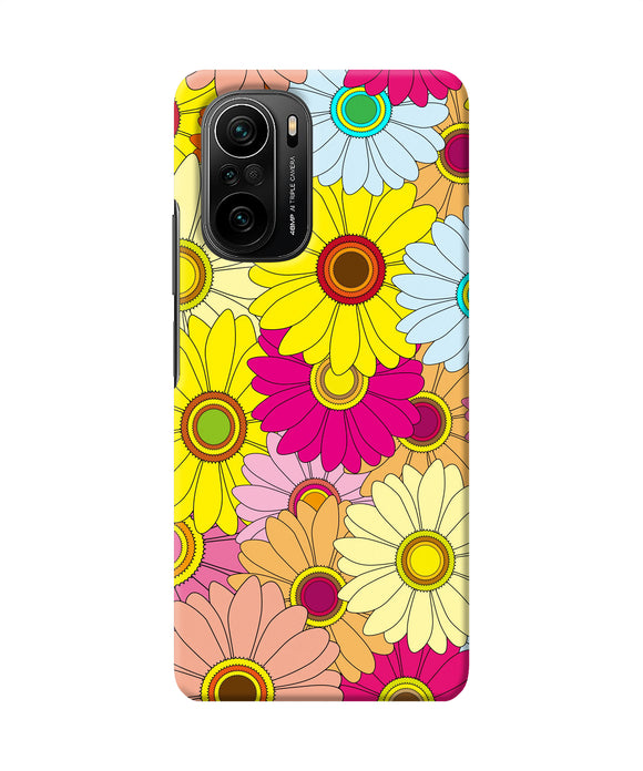 Abstract colorful flowers Mi 11X/11X Pro Back Cover