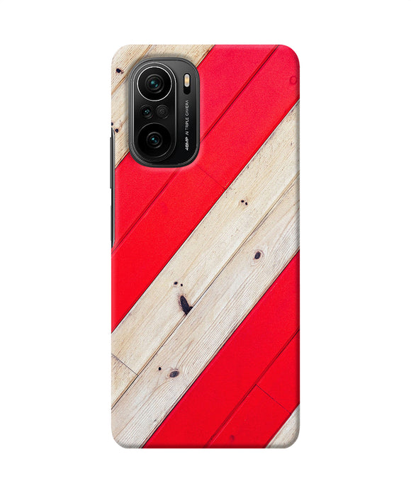 Abstract red brown wooden Mi 11X/11X Pro Back Cover