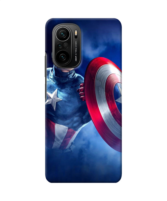Captain america on sky Mi 11X/11X Pro Back Cover
