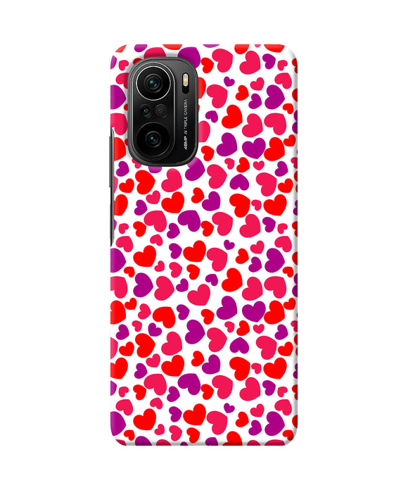 Red heart canvas print Mi 11X/11X Pro Back Cover