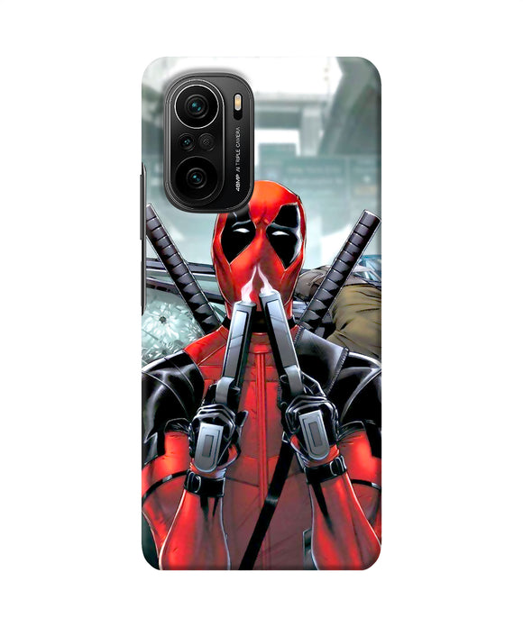 Deadpool with gun Mi 11X/11X Pro Back Cover