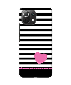 Abstract heart Mi 11 Lite Back Cover