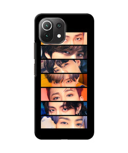 BTS Eyes Mi 11 Lite Back Cover