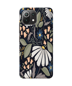 Flowers Art Mi 11 Lite Back Cover