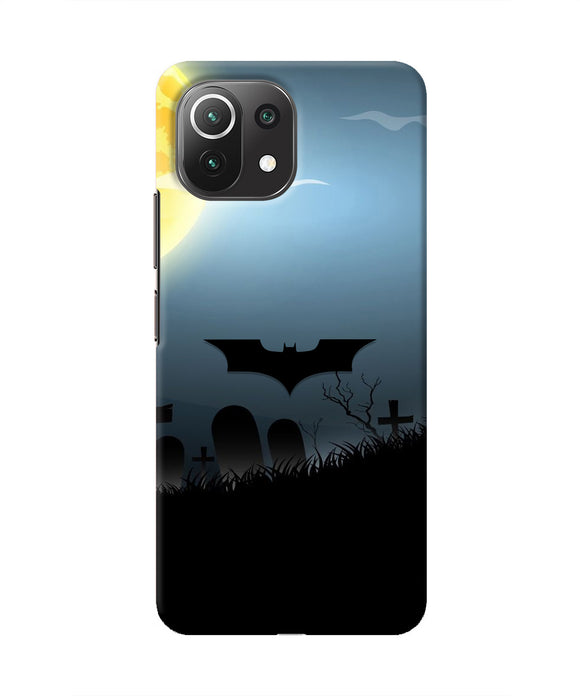 Batman Scary cemetry Mi 11 Lite Real 4D Back Cover