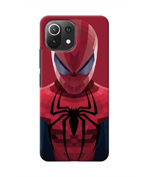 Spiderman Art Mi 11 Lite Real 4D Back Cover