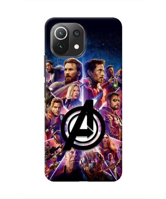 Avengers Superheroes Mi 11 Lite Real 4D Back Cover