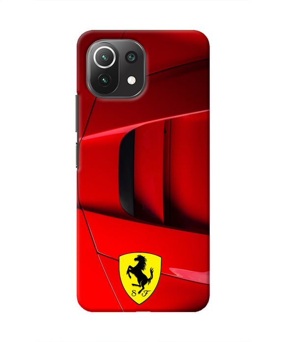 Ferrari Car Mi 11 Lite Real 4D Back Cover