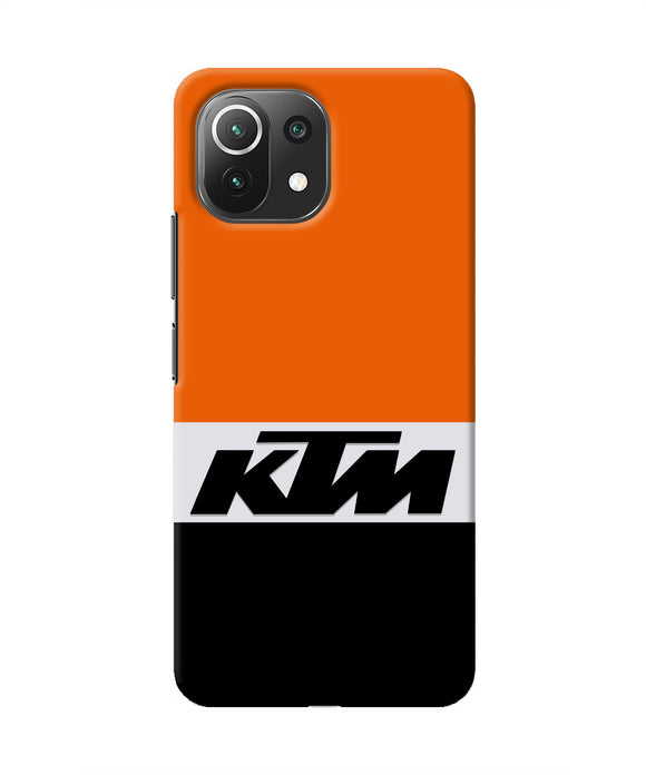 KTM Colorblock Mi 11 Lite Real 4D Back Cover