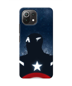 Captain america Shield Mi 11 Lite Real 4D Back Cover