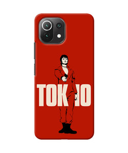 Money Heist Tokyo With Gun Mi 11 Lite Back Cover