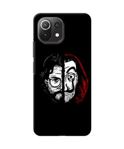 Money Heist Professor Mask Sketch Mi 11 Lite Back Cover