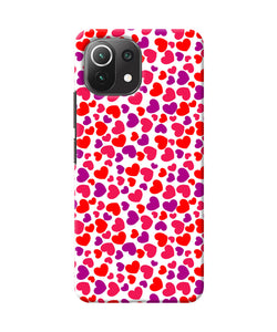 Heart print Mi 11 Lite Back Cover