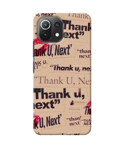 Thank you next Mi 11 Lite Back Cover