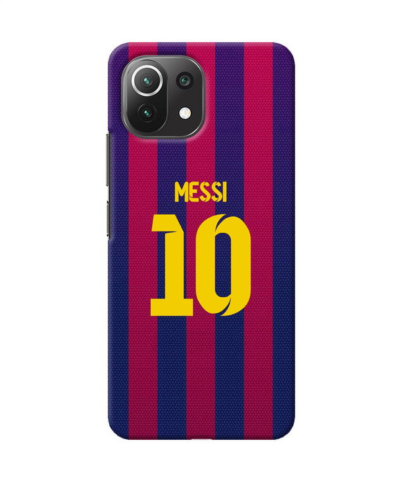 Messi 10 tshirt Mi 11 Lite Back Cover